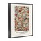 Stupell Industries William Morris Red Dotted Flowers Black Framed Giclee Art, design by Vintage Hustle